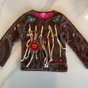 Oilily ribbon detail top